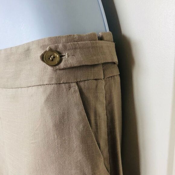 NWOT Talbots Windsor Linen Wide Leg Pants - Picture 4 of 16